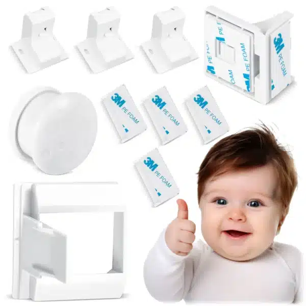 Магнитна закопчалка за шкафове 4 броя скрит монтаж (9)