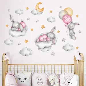 Стикер за стена Pink Bunny Dream (1)