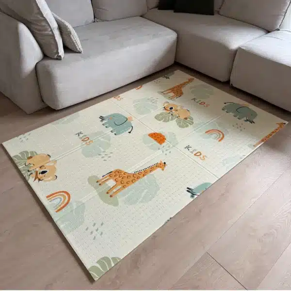 Килимче Makki 120x180 см в детска стая – сафари животни