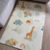Килимче за игра Makki 120x180 см сгъваемо – сафари животни