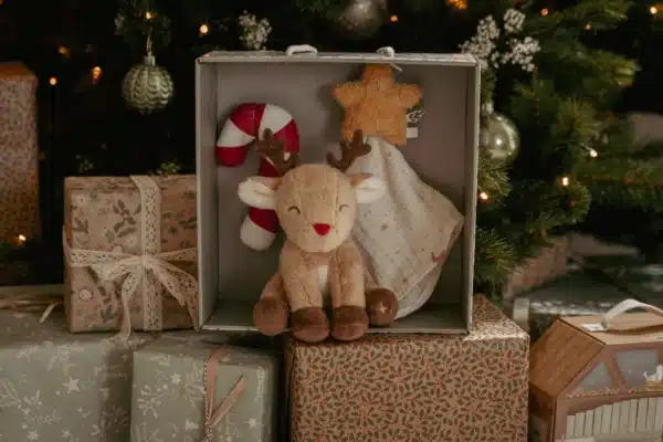 Коледна подаръчна кутия за бебе
