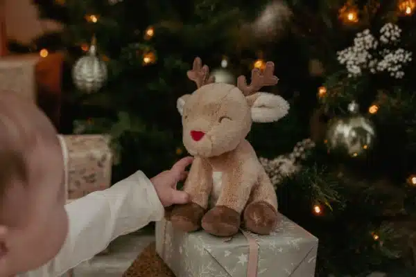 Коледна подаръчна кутия за бебе