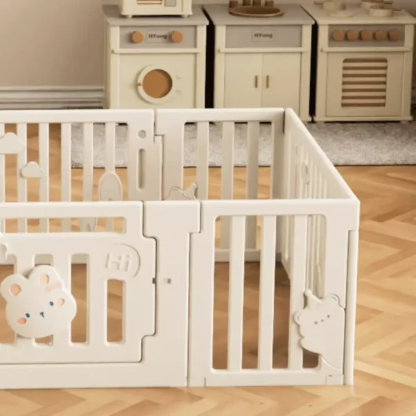 Модулна конфигурация на кошара за игра Makki – гъвкава форма според дома