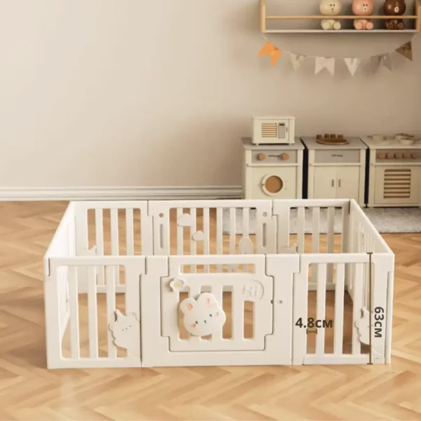 Височина и размери на кошара за игра тип бебешка ограда Makki