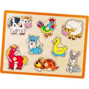 Дървен сортер с животни (2)