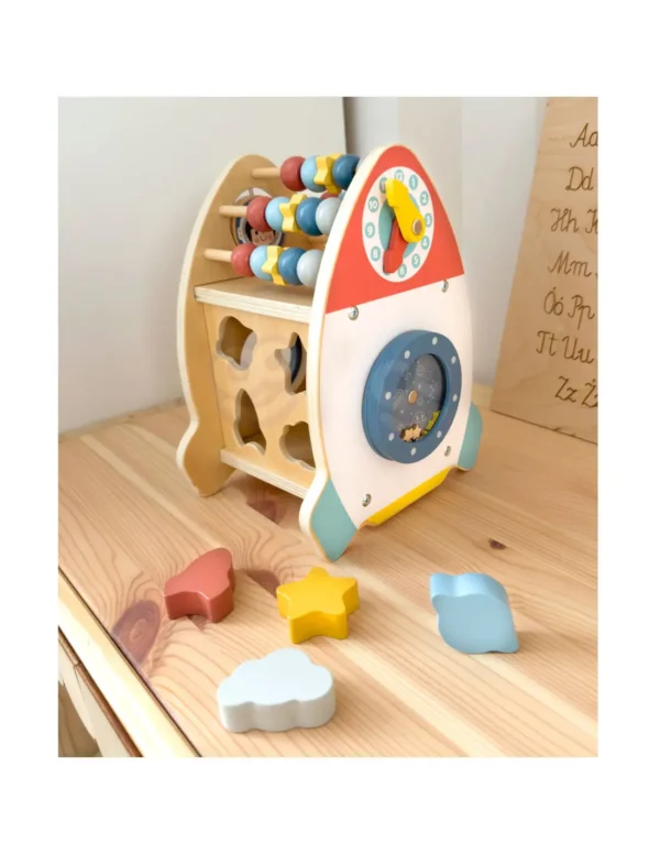 Дървена играчка Ракета