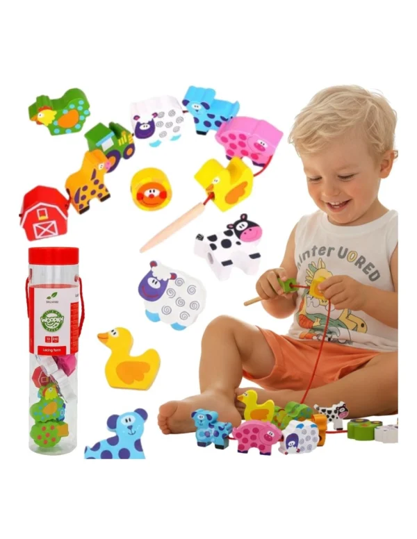 Дървена низанка ферма