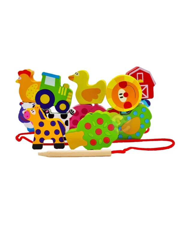 Дървена низанка ферма