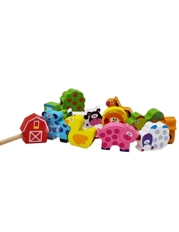 Дървена низанка ферма